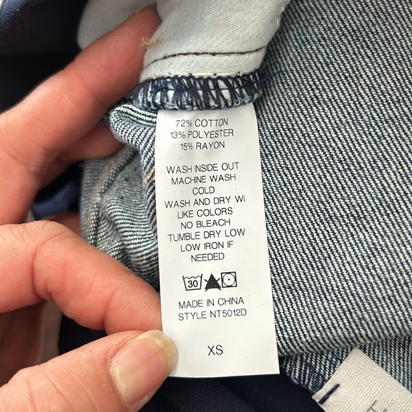 Pinkblush Dark Wash Heavily Distressed Raw Hem Full Panel Maternity Jean Shorts - Picture 10 of 11